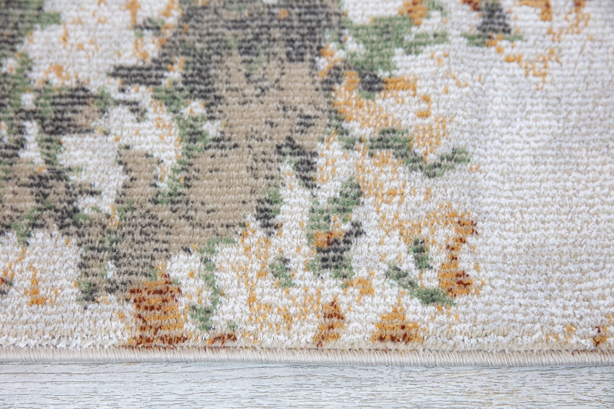 Durham Modern & Abstract Rust Beige Rug