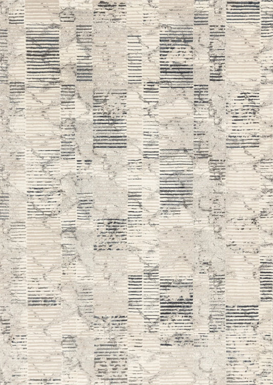 Krabi Abstract Cream Rug C260