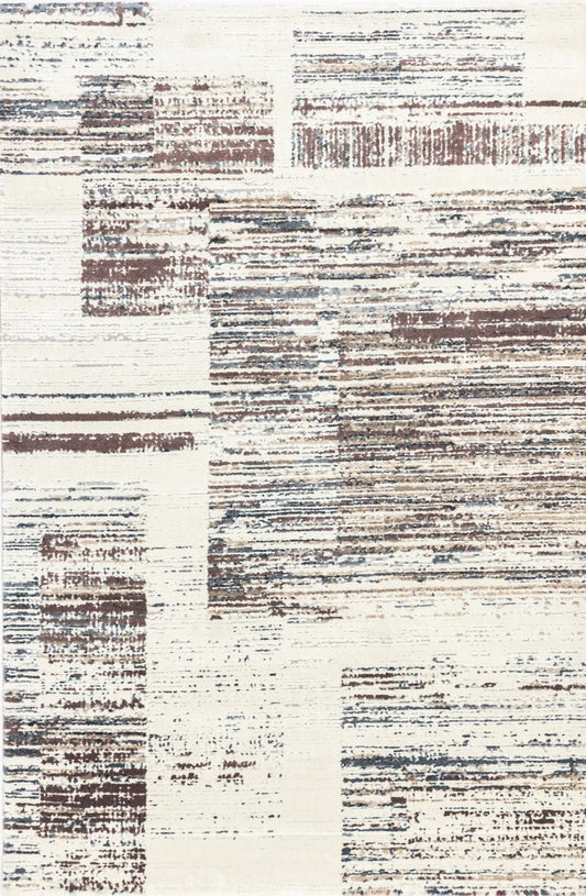 Krabi Abstract Cream Rug C427
