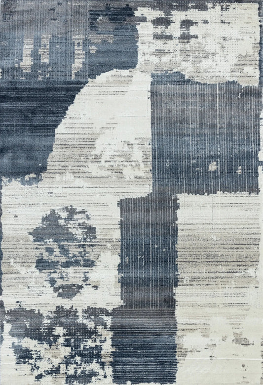 Krabi Abstract Cream Rug C442
